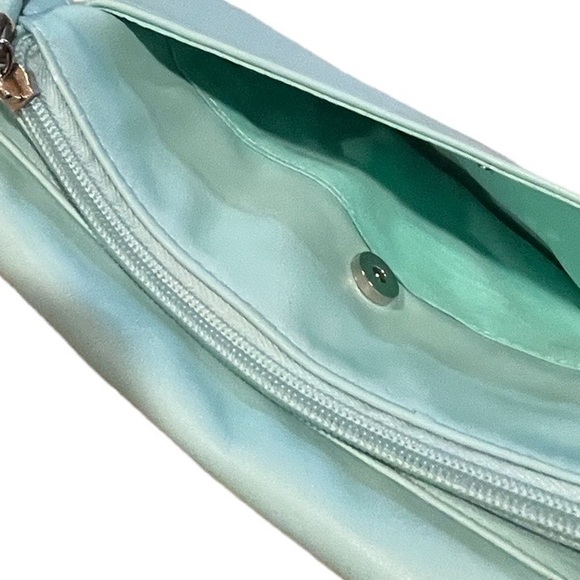 Rossetti Robin’s Egg Blue Crossbody Bag In Vegan Leather - Picture 8 of 12